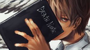 Light Yagami Paint Art Wallpaper