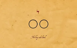 Lightning Bolt Scar Harry Potter Desktop Wallpaper