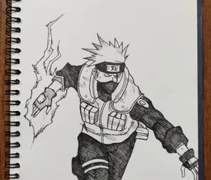 Lightning-cutting Technique, Raikiri Striking Through The Dark Sky Wallpaper