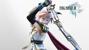 Lightning - Iconic Protagonist Of Final Fantasy Xiii Series Wallpaper