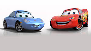 Lightning Mcqueen And Sally Carrera Wallpaper