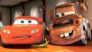 Lightning Mcqueen Tow Mater Talking Wallpaper