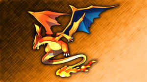 “lightning Strikes Twice - Epic Charizard Captured In A High-definition Wallpaper” Wallpaper