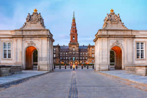 Lights In Amalienborg Palace Wallpaper