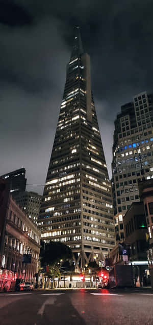 Lights Of Transamerica Pyramid Wallpaper