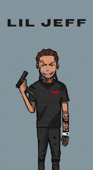 Lil Jeff Character Art Wallpaper