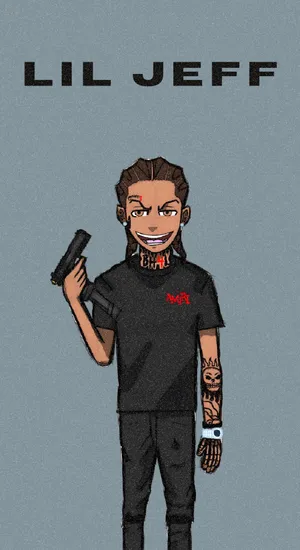 Lil Jeff Character Art Wallpaper