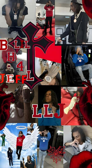 Lil Jeff Style Collage Wallpaper