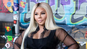 Lil Kim Urban Graffiti Backdrop Wallpaper