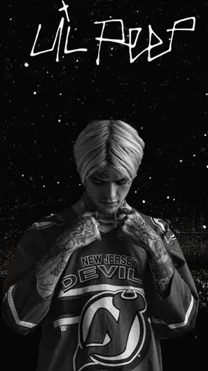 Lil Peep Logo 1080 X 1920 Wallpaper