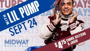 Lil Pump Showing His Tattoos And Style Wallpaper