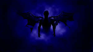 Lil Travieso Dark Winged Silhouette Wallpaper