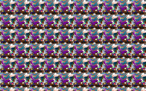 Lil Uzi Vert Tiled Photo Collage Wallpaper