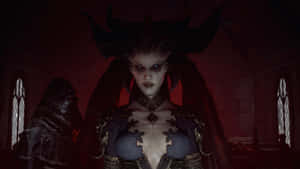 Lilith Demonic Presence Gothic Interior Wallpaper