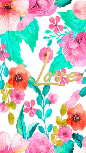 Lilly Pulitzer Iphone Love Gold Wallpaper