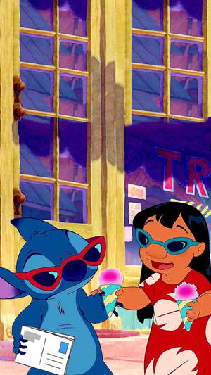 Lilo And Cute Stitch Wallpaper