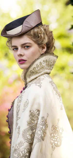 Lily Sullivan In A Serene Natural Setting Wallpaper