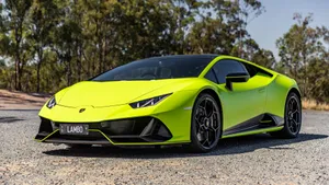 Lime Green Lamborghini Huracan Evo Wallpaper