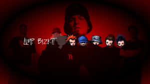 Limp Bizkit Band Red Backdrop Wallpaper