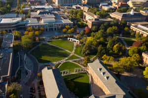 Lincoln University Campus Aerial View Wallpaper