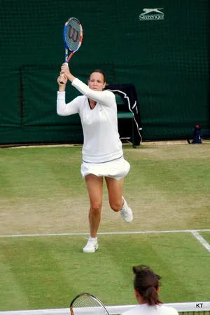 Lindsay Davenport Facing Opponent Wallpaper
