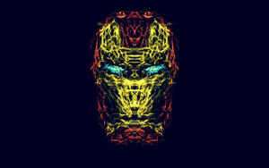 Line Art Iron Man Full Hd Wallpaper