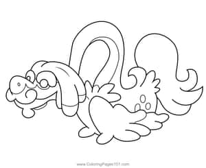 Line Art Of Drampa Wallpaper