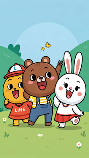 Line Friends Wallpaper Wallpaper