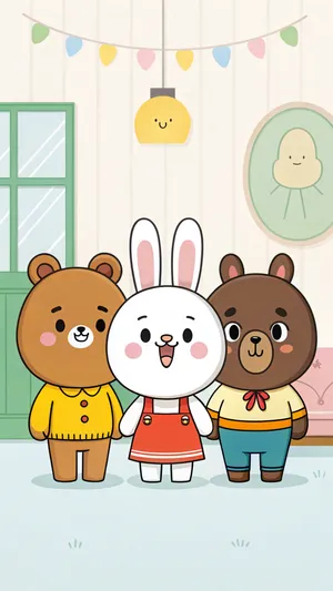 Line Friends Wallpaper Wallpaper