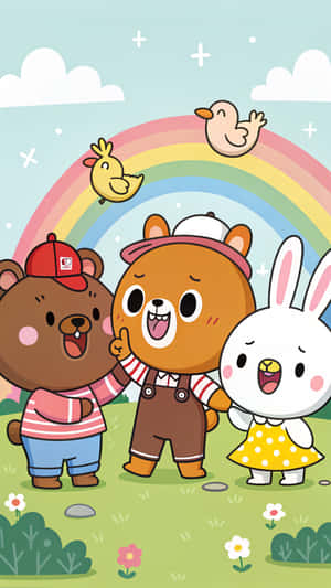 Line Friends Wallpaper Wallpaper