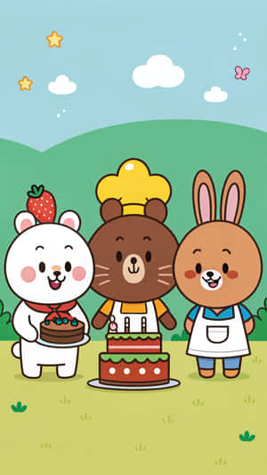 Line Friends Wallpaper Wallpaper