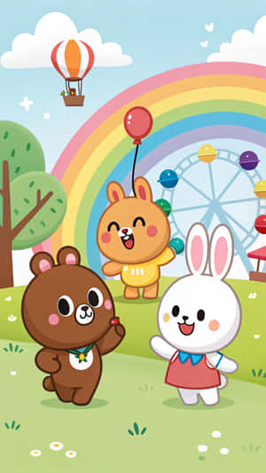 Line Friends Wallpaper Wallpaper