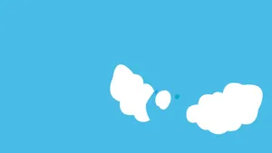 Lineless Swablu Art Wallpaper