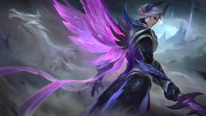 Ling Ml Night Shade Winged Hero Wallpaper