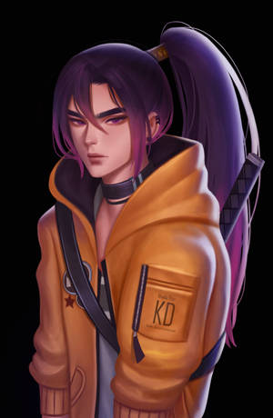 Ling Mobile Legends Street Punk Long Hair Wallpaper