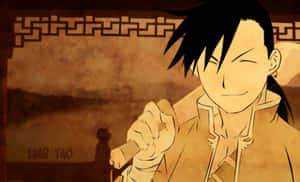 Ling Yao From Fullmetal Alchemist Brotherhood Posing In An Action Stance. Wallpaper