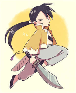 Ling Yao Striking A Confident Pose Wallpaper