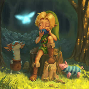 Linkand Friends Forest Serenade Wallpaper