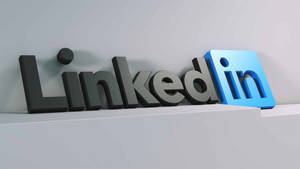 Linkedin 3d Wordmark Wallpaper