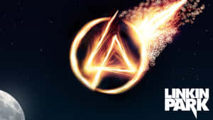Linkin Park Fiery Logo Wallpaper