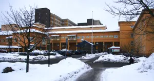 Linkoping Hospital Winter Scene Wallpaper