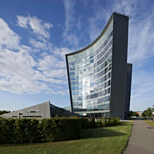 Linkoping Modern Architecture Skyline Wallpaper