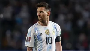 Lionel Messi Argentina Jersey2022 Wallpaper