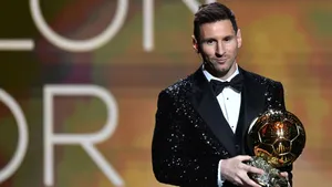 Lionel Messi Ballond Or Award Ceremony Wallpaper