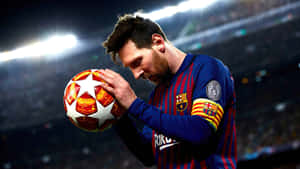 Lionel Messi Captain F C Barcelona Wallpaper