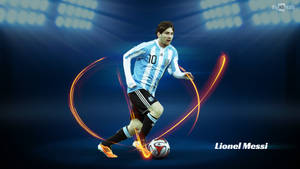 Lionel Messi In An Afa Jersey Wallpaper