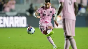 Lionel Messi Playingfor Inter Miami Wallpaper