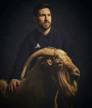 Lionel Messi - The Unstoppable Goat Wallpaper