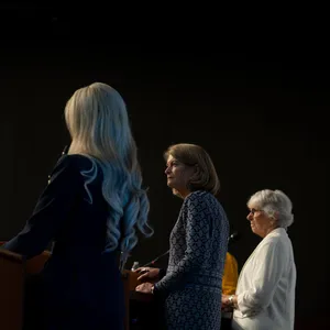 Lisa Murkowski Black Background Wallpaper