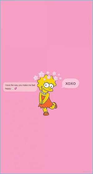 Lisa Simpson Cartoon Pfp Wallpaper